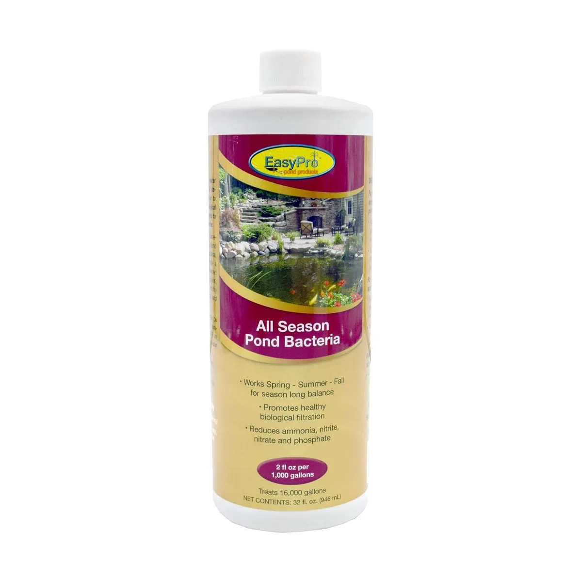 EasyPro EasyPro All-Season Liquid Pond Bacteria (32 oz)