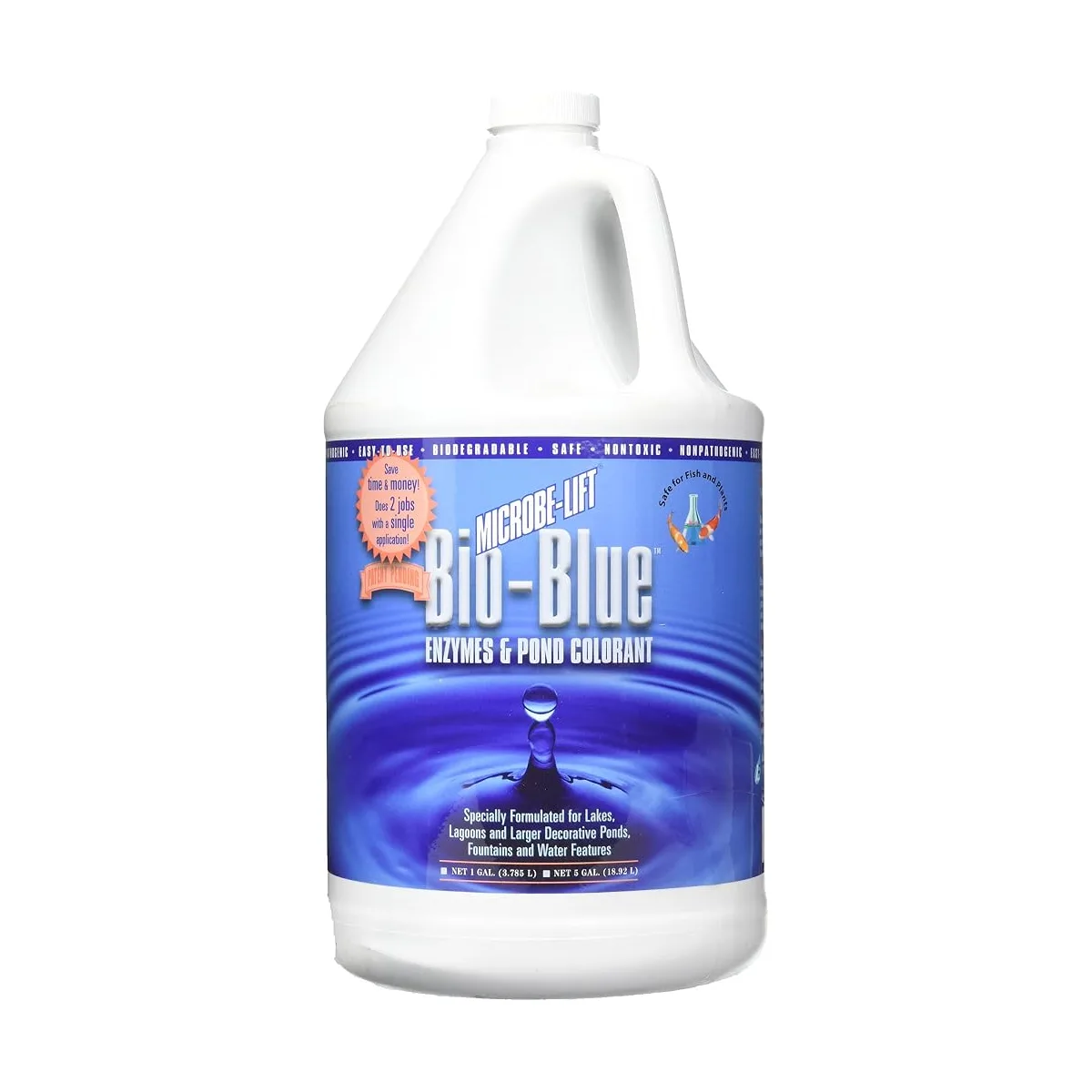 Microbe-Lift Microbe-Lift Bio-Blue Enzymes & Pond Colorant (1 gal)